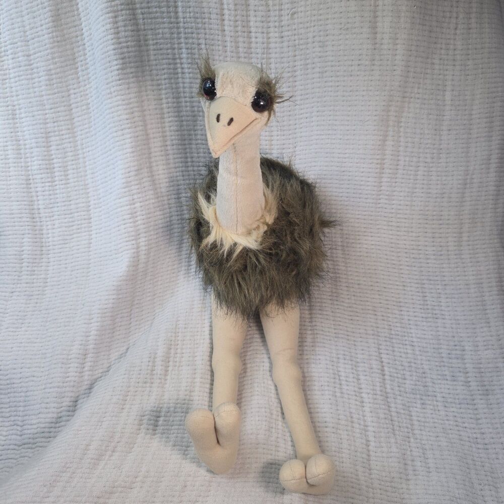Vintage Dakin Applause Oona Ostrich Plush Large Bendable Legs Stuffed Animal
